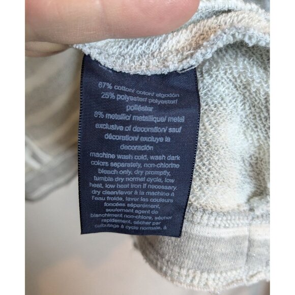 Tommy Hilfiger Women's Striped Glitter‎ Blazer Raw Hem Knit Jacket Size Medium - Picture 5 of 7